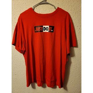 Nike Men's T-Shirt Sportswear "Just Do It" Short Sleeve Crew Neck Athletic Shirt